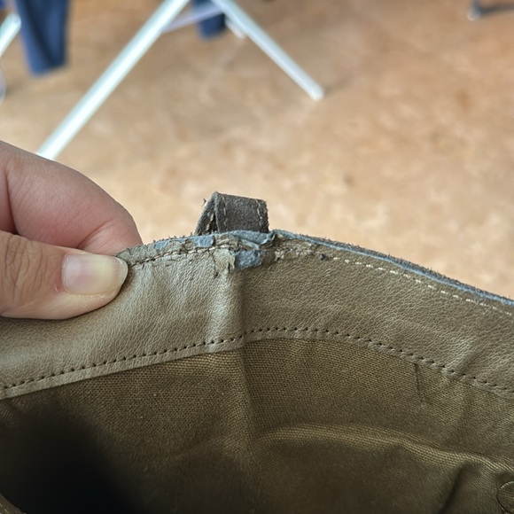 Brown Riding Style Suede Boot - Picture 9 of 10